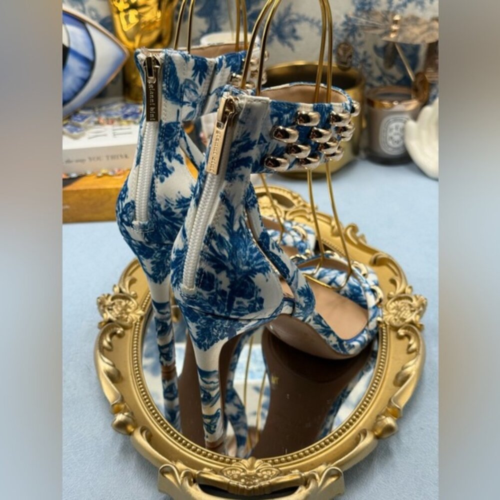🆕 GIANNI BINI 🧿 x Shea Leigh Mills NWOB Carter Floral Print Strappy Sandal Sz7 - Picture 10 of 13